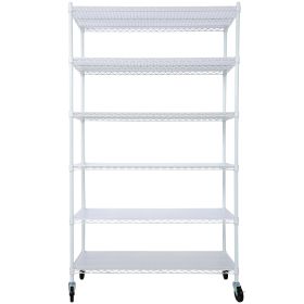 6 Tier 6000lbs Capacity NSF Metal Shelf Wire Shelving Unit